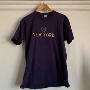 VTG New York navy tee size LG